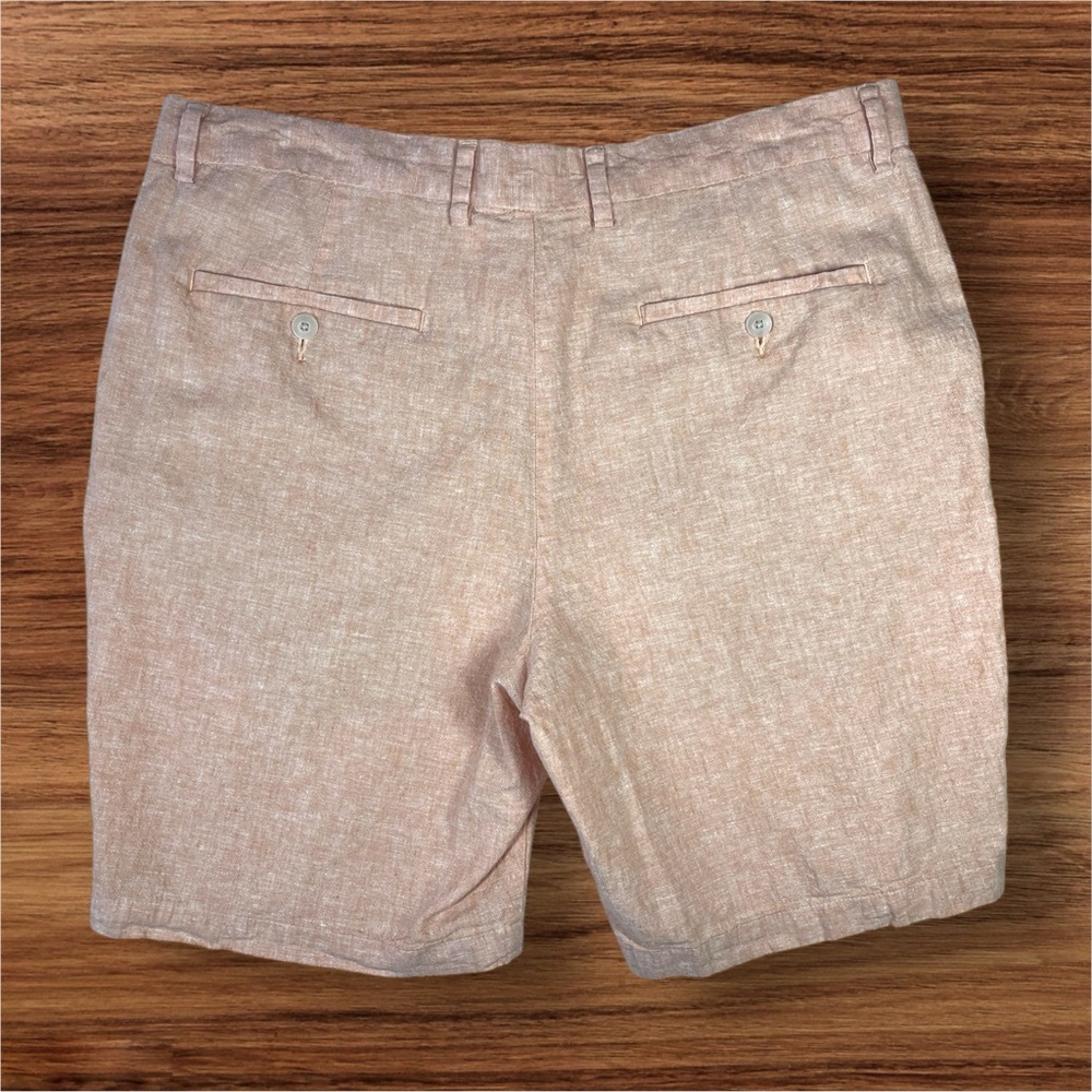 Jos. A. Bank Men’s Linen/Cotton 8.5” Tailored Fit Shorts. Size 36 - Picture 2 of 11